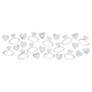 Amscan I Do and Rings Confetti, 1 Pack