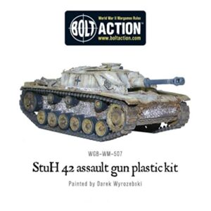 Bolt Action StuG III AUSF G German Assault Gun Tank 1:56 WWII Military Wargaming Plastic Model Kit