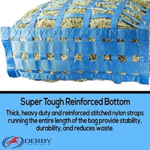 Derby Originals Supreme Patented Four Sided Slow Feed Horse Hay Bag with 1 Year Warranty