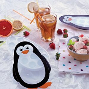 Snips Mr. Penguin Stackable Ice Tray with Lid