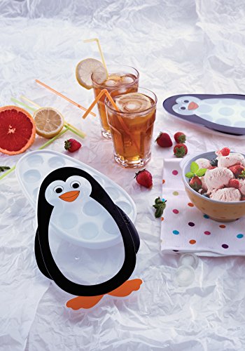 Snips Mr. Penguin Stackable Ice Tray with Lid