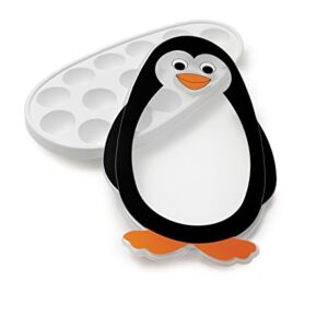 Snips Mr. Penguin Stackable Ice Tray with Lid