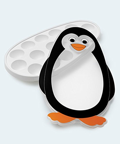 Snips Mr. Penguin Stackable Ice Tray with Lid