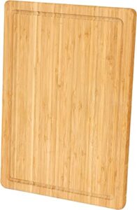 utopia kitchen extra large bamboo cutting board (natural, x-large)