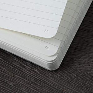 VALERY Lined Refill with Numbered Pages, for VALERY Slim A5 Size Journal Notebook