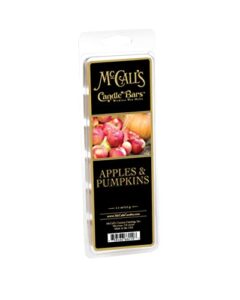mccall's candle bars | apples & pumpkins | highly scented & long lasting | premium wax & fragrance | made in the usa | 5.5 oz