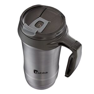 Bubba Hero XL Vacuum-Insulated Stainless Steel Travel Mug, Large Travel Mug with Leak-Proof Lid & Sturdy Handle, Keeps Drinks Cold up to 21 Hours or Hot up to 7 Hours, 18oz Gunmetal