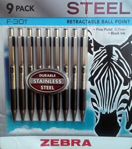zebra f-301 ball point pens - 9 pack (2 pack)