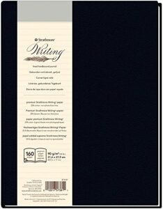 strathmore 500 series hardbound art writing journal, 8.5"x11" lined, 80 sheets