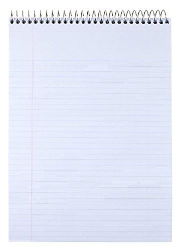 Meadwestvaco 59882 8-1/2" X 11" White Cambridge Stiff Back Wirebound Notebook,2 Pack