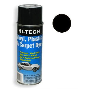 detail king hi-tech black vinyl plastic & carpet aerosol dye