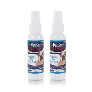 kericure as seen on hsn - tough seal liquid bandage, 2 pack, spray on wound care for dogs, cats, pets and small animal first aid, made in the usa