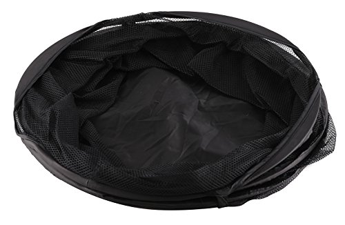 Greenco, Heavy Duty, Space Saver, Folding Pop-up Portable Mesh Laundry Hamper, High Capacity and Super Lightweight (Black)