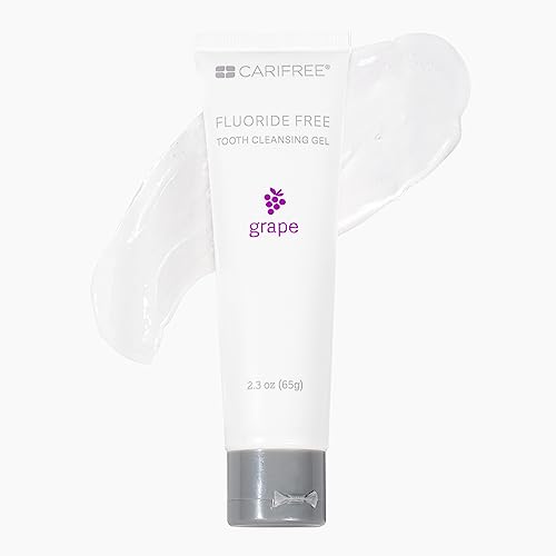 CariFree Fluoride Free Gel (Grape): Nano Hydroxyapatite Toothpaste | Neutralizes pH | Freshens Breath and Moistens Mouth | Dentist Recommended for Oral Care | Toothpaste Replacement