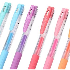 ZEBRA Sarasa Clip 0.5mm Ballpoint Pen, 8 Color Set (JJ15-8C-MK )