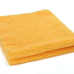 Autofiber Zeroedge Detailing Towel (Pack of 5) Edgeless Microfiber Polishing, Buffing, Window, Glass, Waterless, Rinseless, Car Wash Towels (Gold)