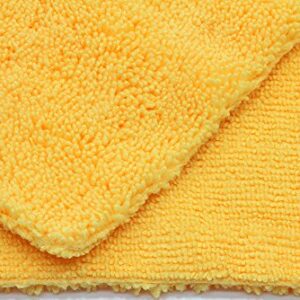 Autofiber Zeroedge Detailing Towel (Pack of 5) Edgeless Microfiber Polishing, Buffing, Window, Glass, Waterless, Rinseless, Car Wash Towels (Gold)