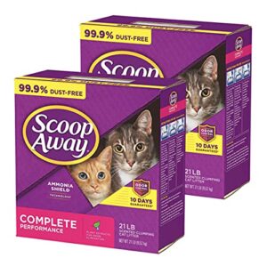 scoop away multi cat scented litter, 42 lb.
