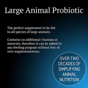 Animal Health Solutions - Equerry's Large Animal Probiotic, Digestive Aid Helping to Improve Energy and Vigor (5 pounds)