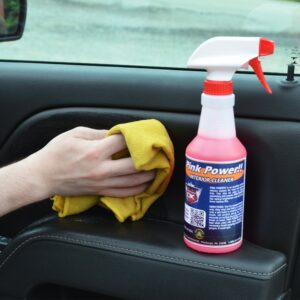 Detail King Pink Power Automotive Interior Cleaner - Pint - Perfect for Vinyl, Plastic & Leather Surfaces