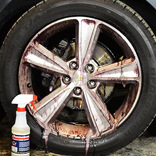 Detail King Chameleon Car Rim & Wheel Cleaner Spray for All Wheels (Aluminum, Chrome, and More) - Scrub-Less - pH Balanced - Acid Free - 32 oz