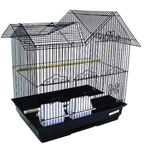 yml a1754 bar spacing villa top bird cage, black