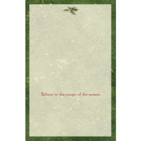 LANG "Believe Santa" Boxed Christmas Cards, Artwork by Susan Winget, 18 Cards & 19 Envelopes, 5.375" x 6.875" (1004759)