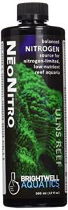 brightwell aquatics neonitro - nitrogen supplement for low nutrient reef aquariums, 500 ml