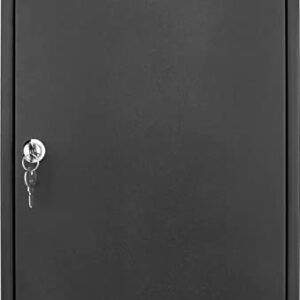 BARSKA 64 Adjustable Key Lock Box Black