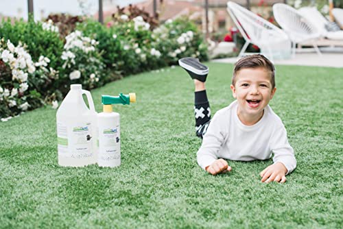 BioTurf BioS+ Artificial Turf Grass Concentrate Enzyme Cleaner and Pet Odor Eliminator - Removes Odors and Sanitizes - Organic, Safe, Environmentally Responsible (1 Gallon)