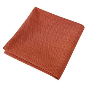 Deconovo Wooden Pattern Pillow Cover Cushion Cover for Car 18x18 inch,Orange