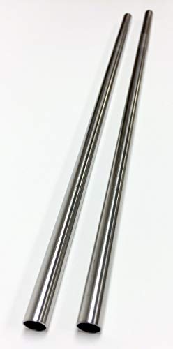 Venti Travel Mug Replacement Straws 2qty - Stainless Steel For Hot & Cold To-Go Drink Cups