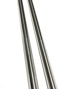 Venti Travel Mug Replacement Straws 2qty - Stainless Steel For Hot & Cold To-Go Drink Cups