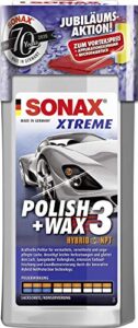 sonax xtreme 02027410 polish and wax 3 hybrid npt set