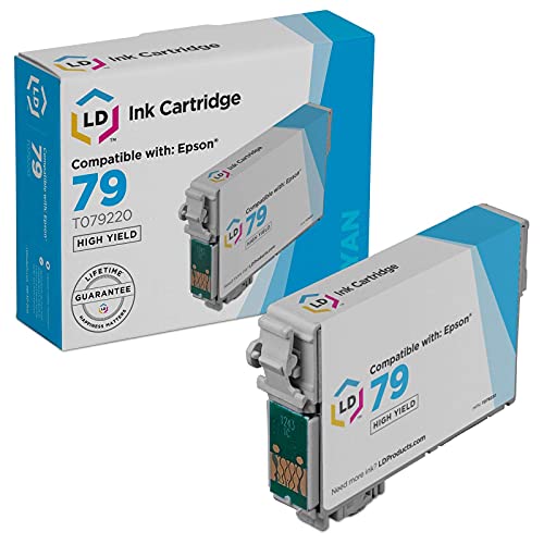 LD Remanufactured Ink Cartridge Replacement for Epson 79 T079220 High Yield (Cyan)