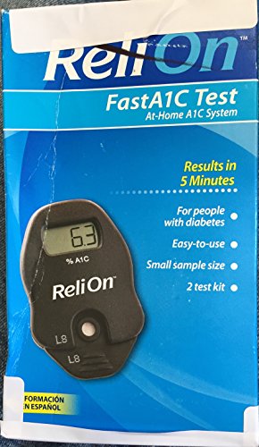 ReliOn FastA1C At-Home Diabetes Test A1C System