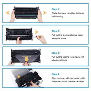 Cool Toner Compatible Toner Cartridge Replacement for HP 12A Q2612A for HP Laserjet 1020 1022 1018 1010 1012 3050 3015 3055 3030 MF4350d MF4150 MF4370dn D420 MF4270 Printer (Black 4Pack)