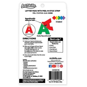 ArtSkills 2.5" Poster Board Letters, Classic Colors, 335-Count (PA-1469)