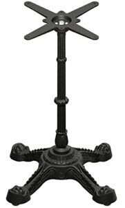 flat self-stabilizing px23 (23") - cast iron, antique style, dining height table base