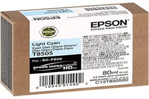 epson t850500 t850 ultrachrome hd light cyan -ink