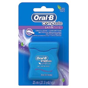 oral-b statin tape dental floss 25m (6 units) by oral-b satin tape mint