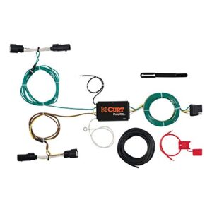 curt 56272 vehicle-side custom 4-pin trailer wiring harness, fits select ford edge