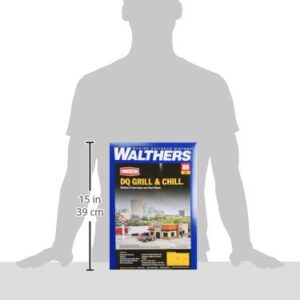 Walthers, Inc. DQ Grill & Chill Kit, 7-1/4 X 5-3/8 X 2-3/4" 18.4 X 13.6 X 6.9cm