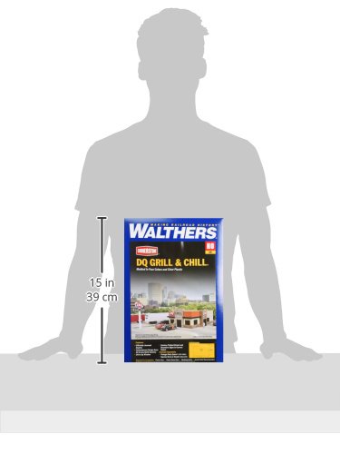 Walthers, Inc. DQ Grill & Chill Kit, 7-1/4 X 5-3/8 X 2-3/4" 18.4 X 13.6 X 6.9cm