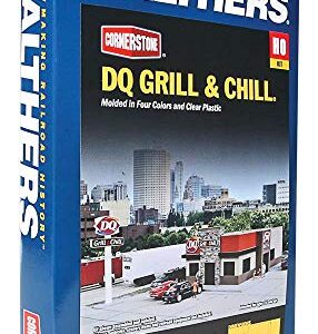 Walthers, Inc. DQ Grill & Chill Kit, 7-1/4 X 5-3/8 X 2-3/4" 18.4 X 13.6 X 6.9cm