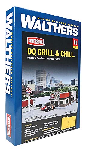 Walthers, Inc. DQ Grill & Chill Kit, 7-1/4 X 5-3/8 X 2-3/4" 18.4 X 13.6 X 6.9cm