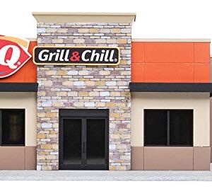 Walthers, Inc. DQ Grill & Chill Kit, 7-1/4 X 5-3/8 X 2-3/4" 18.4 X 13.6 X 6.9cm