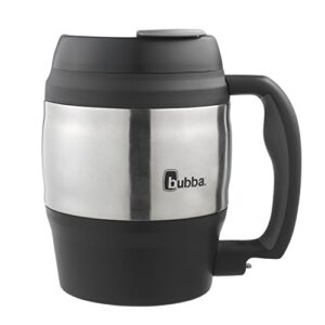 bubba classic insulated mug, 52oz double-insulated mug with handle, bottle opener, and tightly sealed lid, keeps drinks hot or cold for hours, licorice