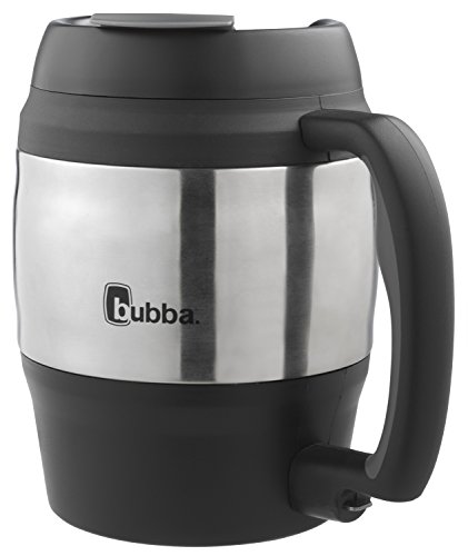 Bubba Classic Insulated Mug, 52oz Double-Insulated Mug with Handle, Bottle Opener, and Tightly Sealed Lid, Keeps Drinks Hot or Cold for Hours, Licorice