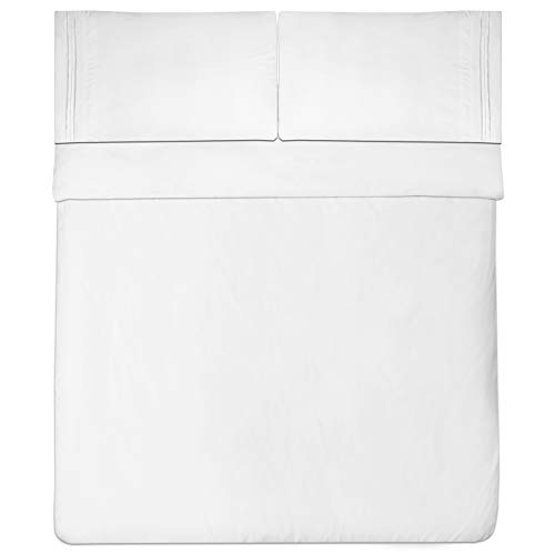 California King Sheet Sets - Breathable Luxury Sheets with Full Elastic & Secure Corner Straps Built In - 1800 Supreme Collection Cal King Deep Pocket Bedding Set, Sheet Set, California King, White